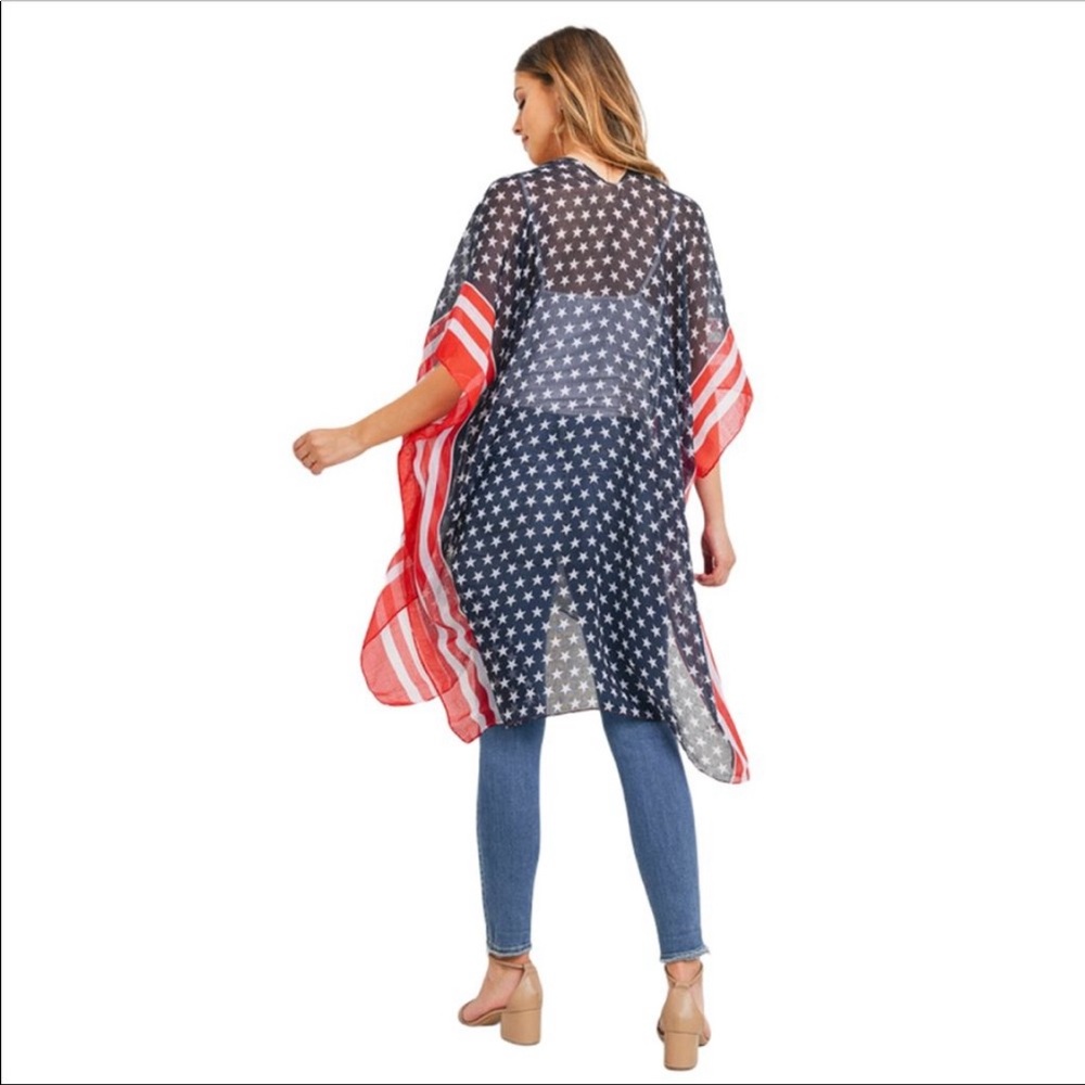 💙🇺🇸 ❤️ Patriotic kimono! - Picture 5 of 8